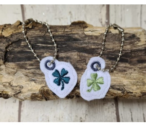 Stickdatei - ITH Anhänger Mini Kleeblatt